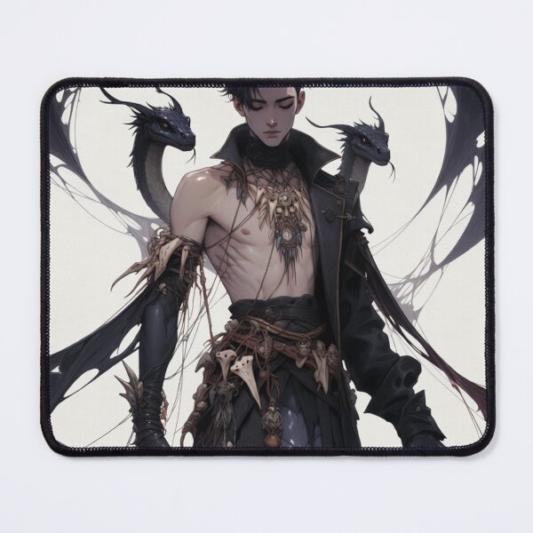 Item preview, Dark fantasy dragon character illustration designed and sold by LoopX04.