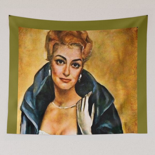 Item preview, Joan Crawford Big Eyes Portrait Margaret Keane designed and sold by CMooreWorx.