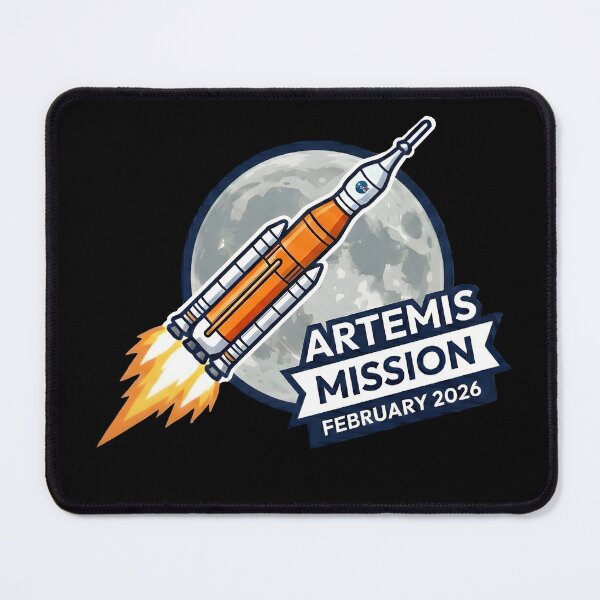 Item preview, Artemis Mission: Return to the Moon - February 2026 designed and sold by RobertMartinArt.