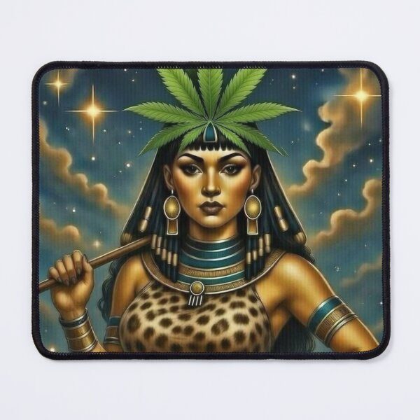 Item preview, Seshat – Ancient Egyptian Goddess of Wisdom, Writing, Mathematics & Sacred Knowledge designed and sold by BlackStarsCreations.