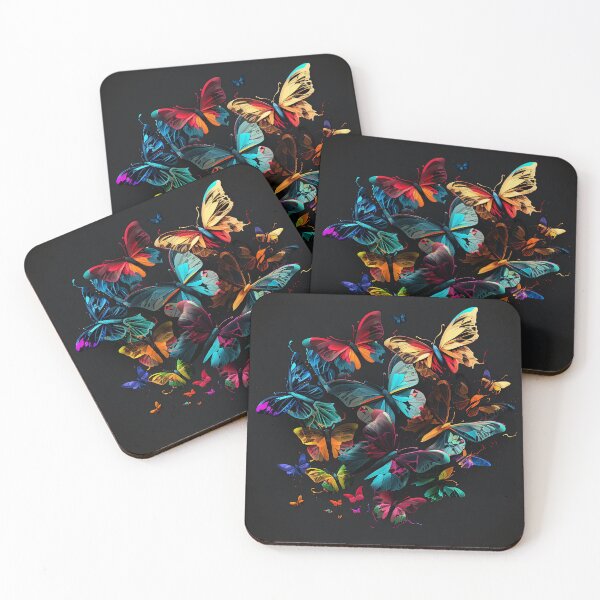 Item preview, Chromatic Wings Vibrant Abstract Butterfly designed and sold by AetherVibes.