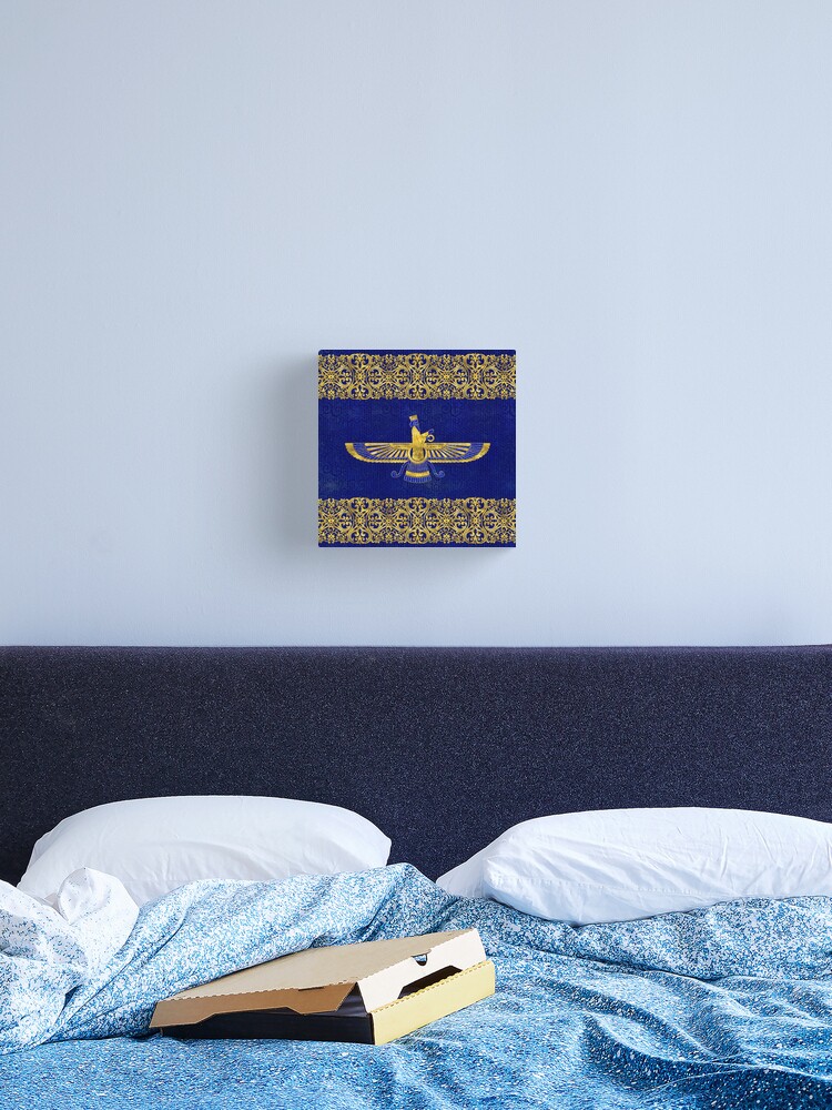Thumbnail 1 of 3, Canvas Print, Farohar - faravahar -Fravashi designed and sold by Nartissima.