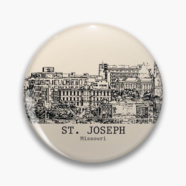 Item preview, St. Joseph - Missouri designed and sold by Lakeric Cityscapes.