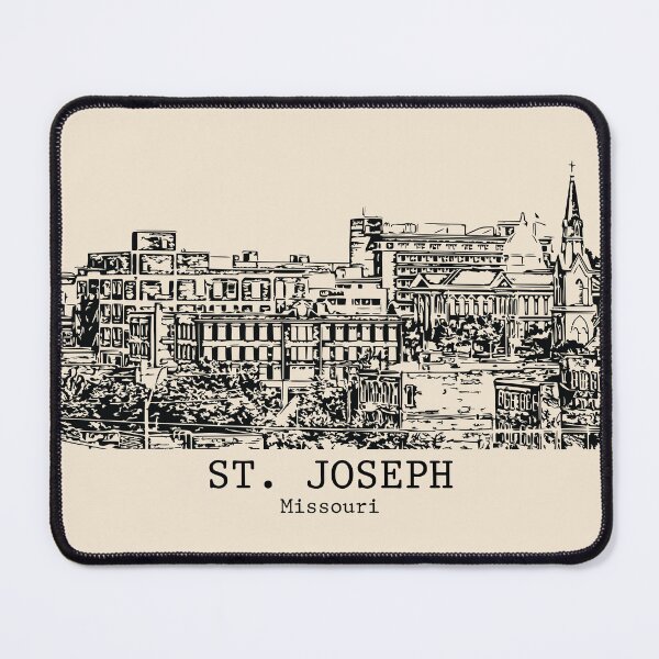 Item preview, St. Joseph - Missouri designed and sold by Lakeric Cityscapes.