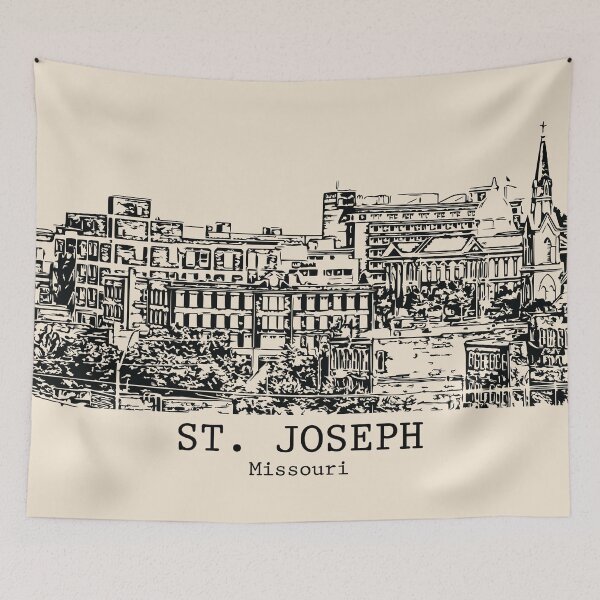 Item preview, St. Joseph - Missouri designed and sold by Lakeric Cityscapes.