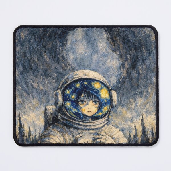Item preview, Starry Night Space Woman designed and sold by The Zurggon Shop.
