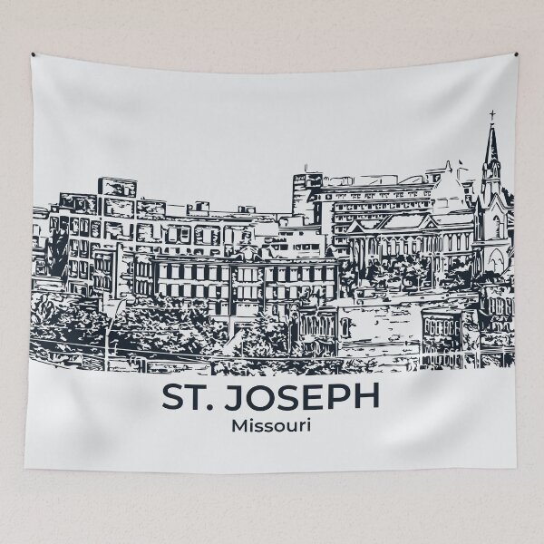 Item preview, St. Joseph - Missouri designed and sold by Lakeric Cityscapes.