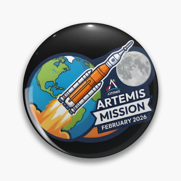 Item preview, Artemis Mission: Return to the Moon - February 2026 designed and sold by RobertMartinArt.