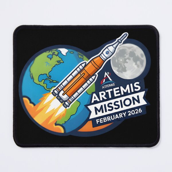 Item preview, Artemis Mission: Return to the Moon - February 2026 designed and sold by RobertMartinArt.
