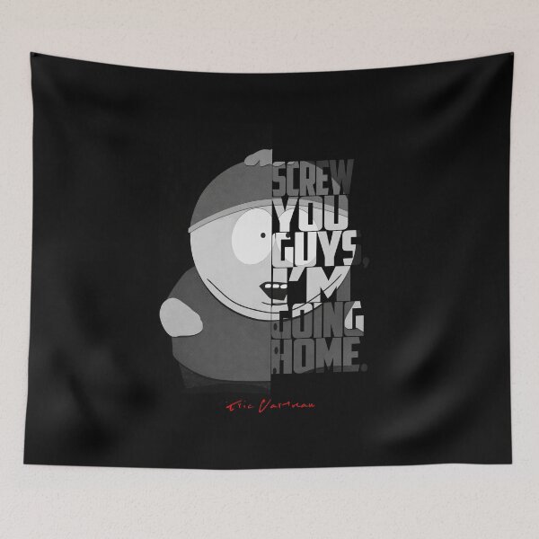 Item preview, Eric Cartman Black and White Quote Portrait Poster | South Park Fan Art Wall Decor designed and sold by Enea Kelo.