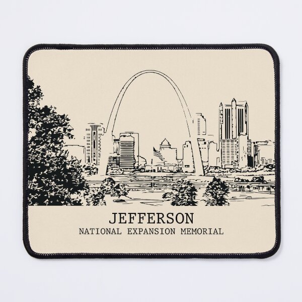 Item preview, Jefferson National Expansion Memorial designed and sold by Lakeric.