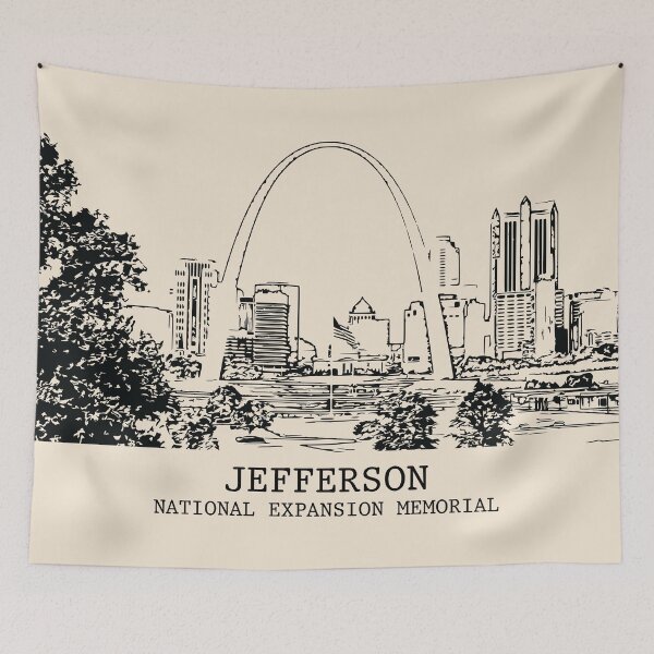 Item preview, Jefferson National Expansion Memorial designed and sold by Lakeric Cityscapes.