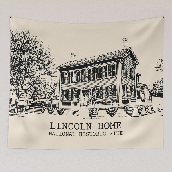 Item preview, Lincoln Home National Historic Site designed and sold by Lakeric.