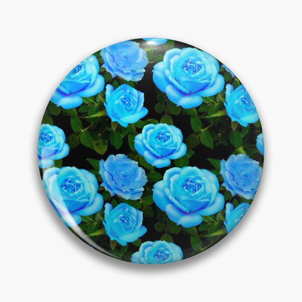 Item preview, Blue rose pattern blue floral blue flowers designed and sold by hollycooper.