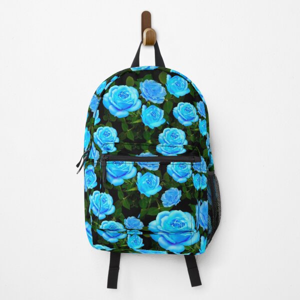 Item preview, Blue rose pattern blue floral blue flowers designed and sold by hollycooper.