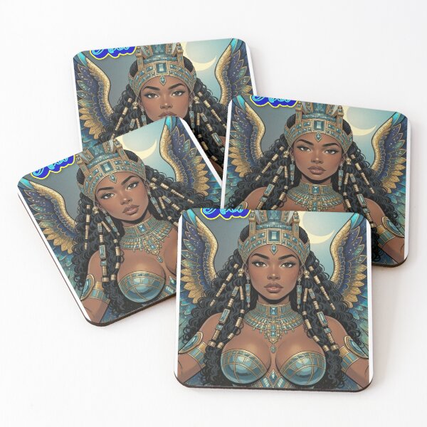 Item preview, Aset (Isis) – Ancient Egyptian Goddess of Magic, Healing & Divine Feminine Power | Kemetic Spiritual Awakening designed and sold by BlackStarsCreations.