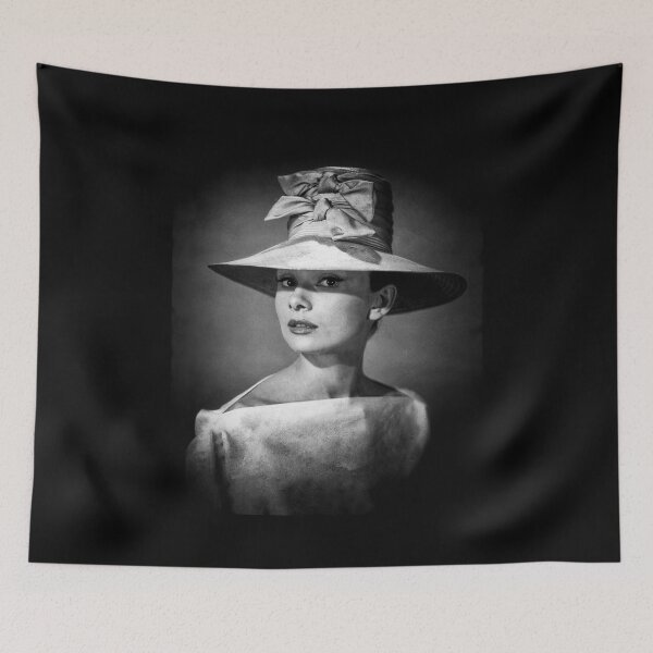 Item preview, Audrey hepburn, Think Pink Monochrome. designed and sold by stevepaint.