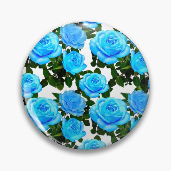 Item preview, Blue rose pattern blue floral blue flowers designed and sold by hollycooper.