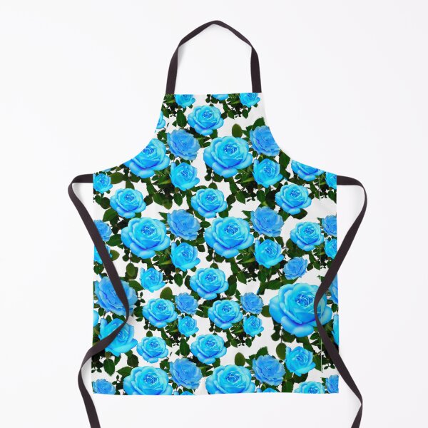 Item preview, Blue rose pattern blue floral blue flowers designed and sold by hollycooper.