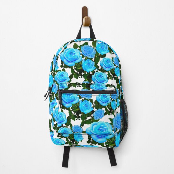 Item preview, Blue rose pattern blue floral blue flowers designed and sold by hollycooper.