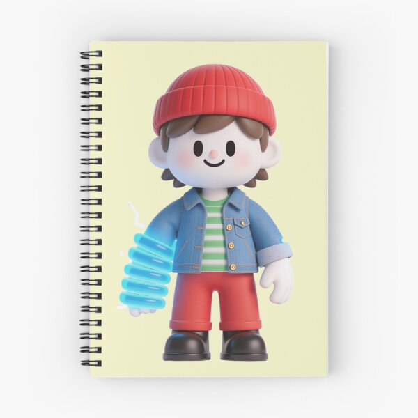 Item preview, Cute 3D Blocky Boy - Gravity Coil High Jump designed and sold by WhimsyBits.