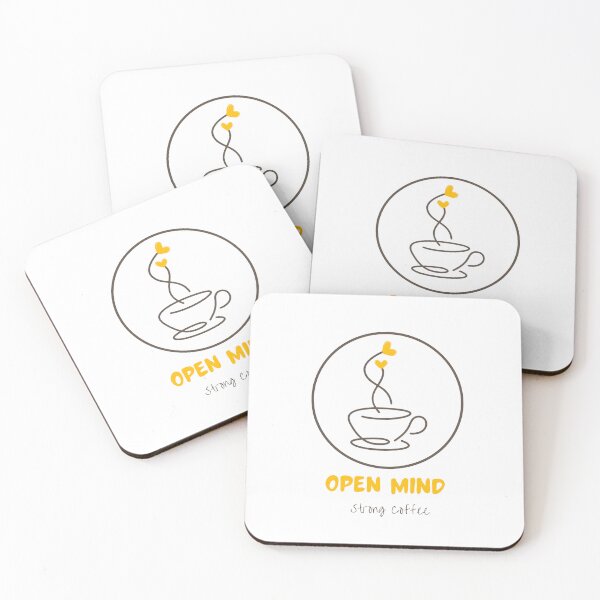 Item preview, Open mind strong coffee  designed and sold by It's Bro Brand ★ ★ ★ ★ ★.