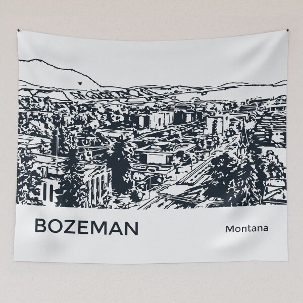 Item preview, Bozeman Montana designed and sold by Lakeric Cityscapes.