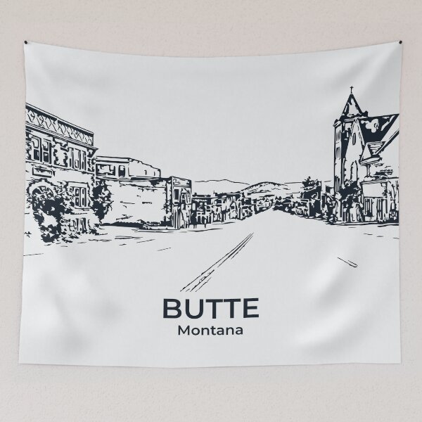 Item preview, Butte - Montana designed and sold by Lakeric Cityscapes.