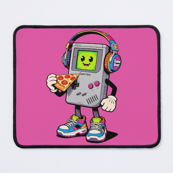Item preview, Retro Game Console with Pizza designed and sold by Andy Gambino Art.