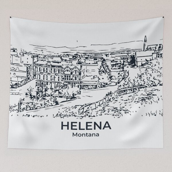 Artikelvorschau, Helena - Montana entworfen und verkauft von Lakeric Cityscapes.