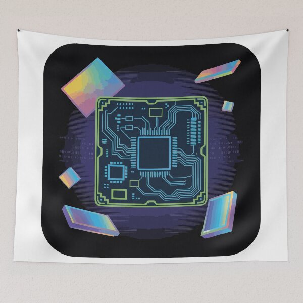 Item preview, Neon Matrix Millennium designed and sold by desinganddecor.