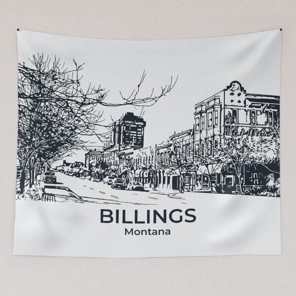 Item preview, Billings - Montana designed and sold by Lakeric Cityscapes.
