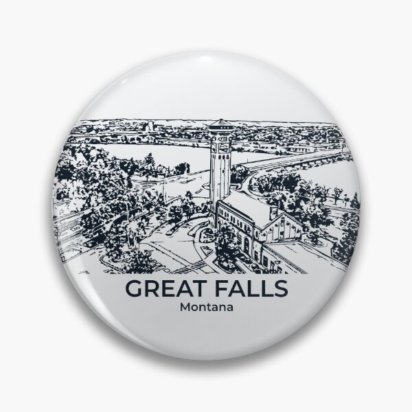 Item preview, Great Falls - Montana designed and sold by Lakeric Cityscapes.