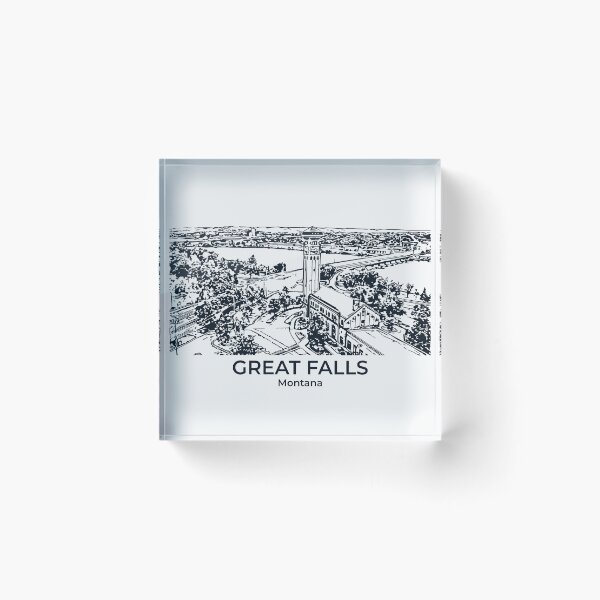 Item preview, Great Falls - Montana designed and sold by Lakeric Cityscapes.