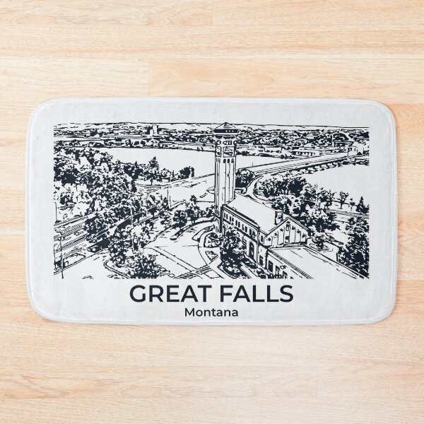 Item preview, Great Falls - Montana designed and sold by Lakeric Cityscapes.