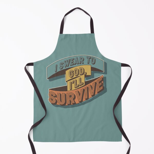 Item preview, Retro Vintage Typography "I'll Survive" Promise of Personal Growth designed and sold by sing-it-out.