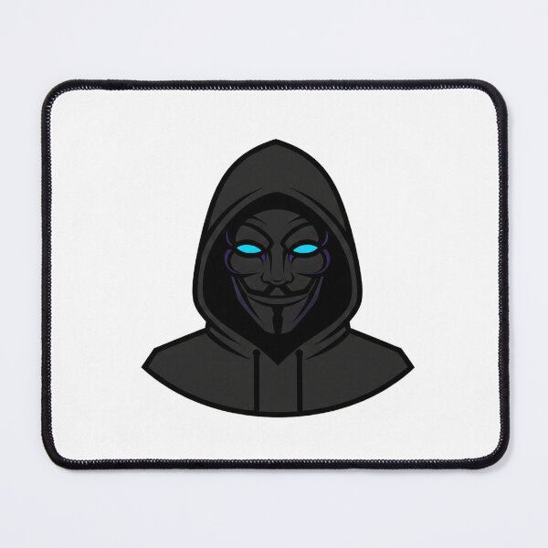 Item preview, Anonymous Hacker Mask – Dark Hooded Cyber Mystery Illustration designed and sold by inaveed.