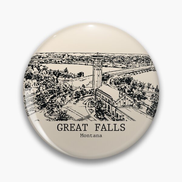 Item preview, Great Falls - Montana designed and sold by Lakeric Cityscapes.