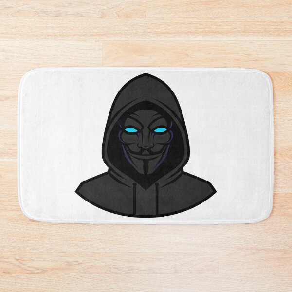 Item preview, Anonymous Hacker Mask – Dark Hooded Cyber Mystery Illustration designed and sold by inaveed.