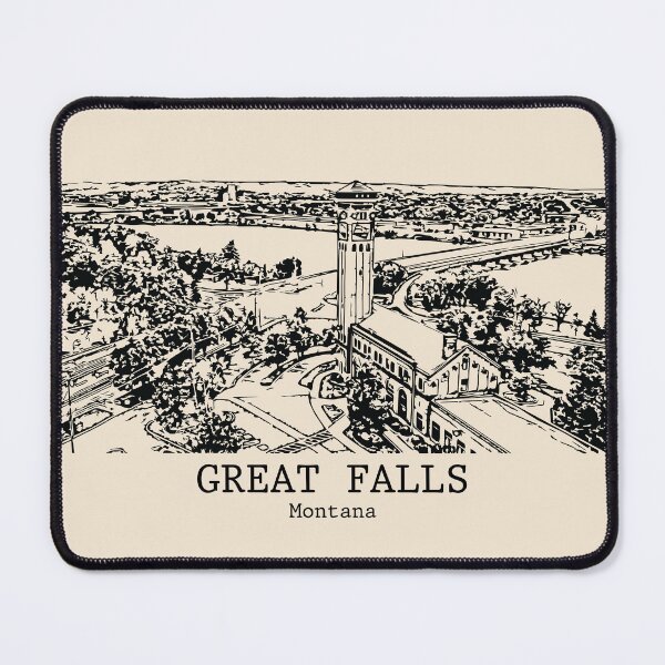 Item preview, Great Falls - Montana designed and sold by Lakeric Cityscapes.