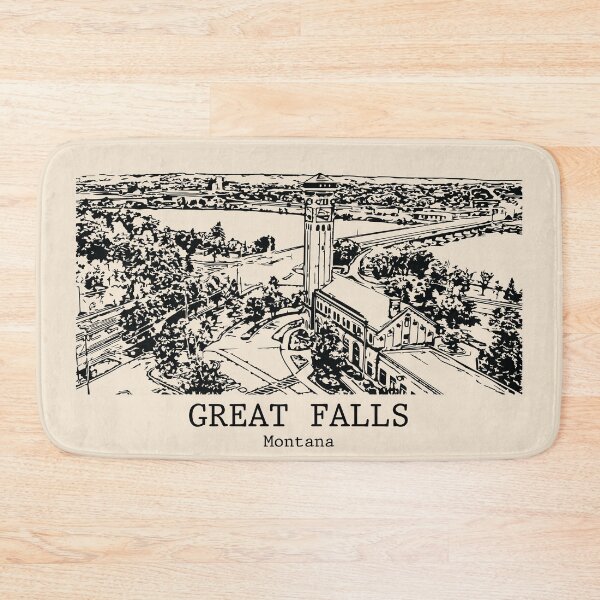 Item preview, Great Falls - Montana designed and sold by Lakeric Cityscapes.