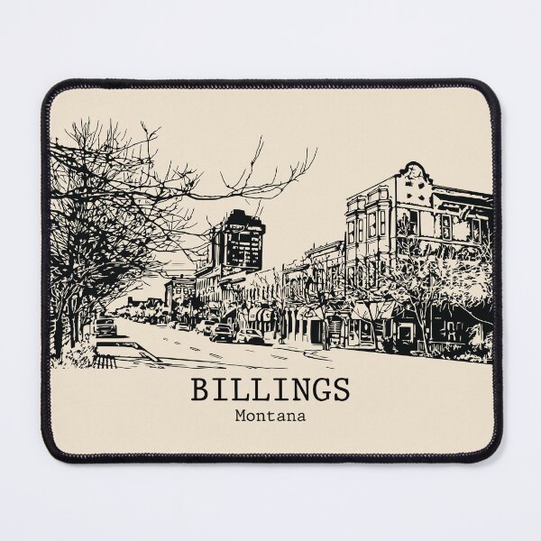 Item preview, Billings - Montana designed and sold by Lakeric Cityscapes.