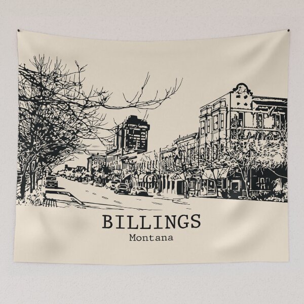 Item preview, Billings - Montana designed and sold by Lakeric Cityscapes.