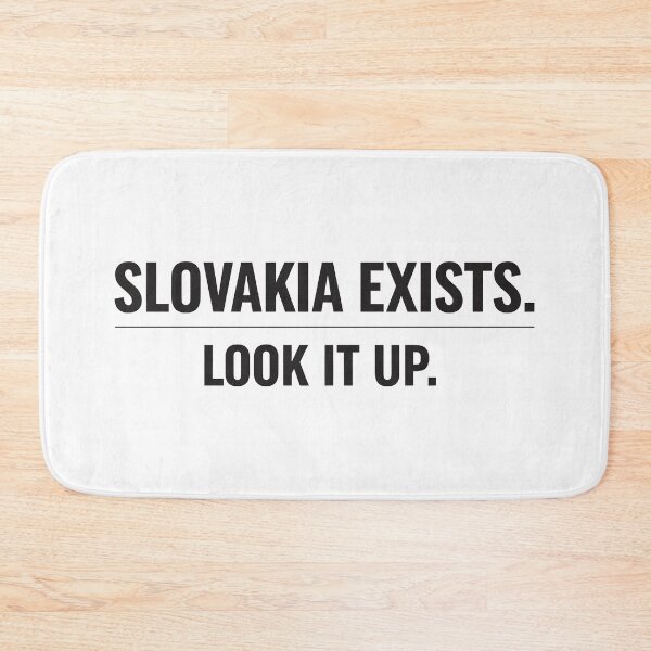 Item preview, Funny Slovakia Exists Meme - Look It Up Geography Joke. designed and sold by The-T-In-Retro.