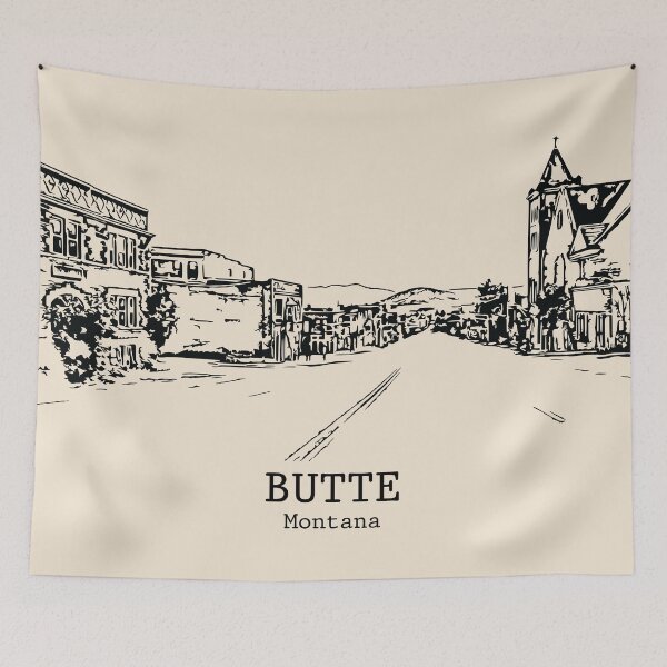Item preview, Butte - Montana designed and sold by Lakeric Cityscapes.