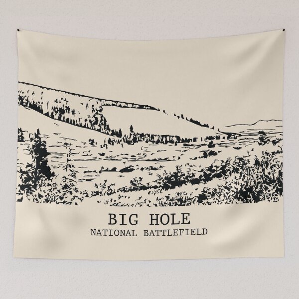 Item preview, Big Hole National Battlefield designed and sold by Lakeric Cityscapes.