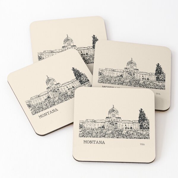 Item preview, Montana State USA designed and sold by Lakeric Cityscapes.
