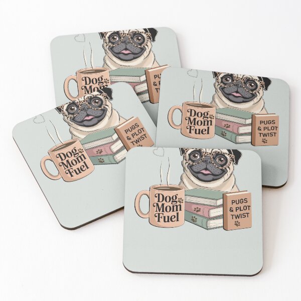 Item preview, Pug Dog Life and Plot Twist Dog Mom Fuel Coffee Book Lover Gift designed and sold by Cute & Sassy Custom Gifting Boutiques.