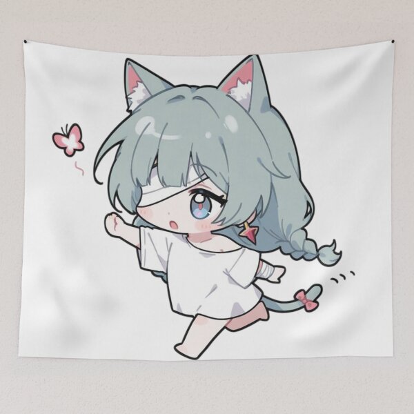 Item preview, Wuthering Waves Chibi Phrolova Chasing Butterflies designed and sold by KomiArts.