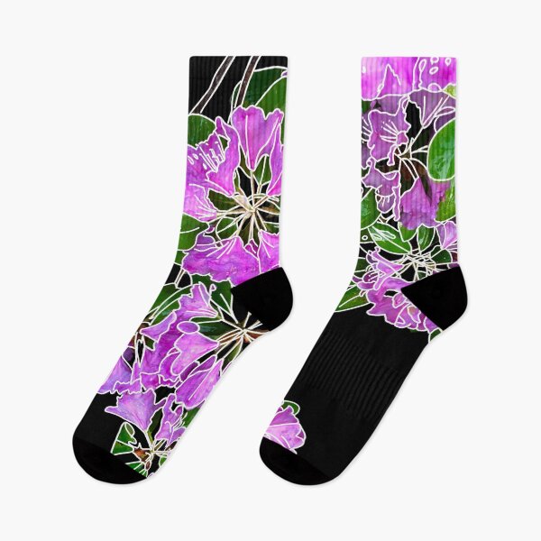 Item preview, Pink Purple magenta Azaleas romantic pink and purple floral photo  designed and sold by hollycooper.